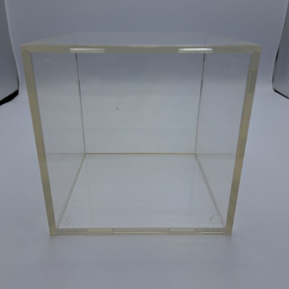 Sports Cubes Baseball Holder Display Case 2-Piece Clear Acrylic Patent Pending - Picture 5 of 9